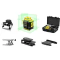 Trotec Kreuzlinienlaser 3510205166, BD8A, 4 x 360°, grüner Laser, selbstnivellierend, Akkus und Stativ