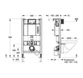 MEPA nextVIT WC-Element SPK Typ B31 Systembauhöhe 100