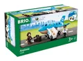 Brio World Eisenbahn Flugzeug Blaues Flugzeug 5 Teile 33306