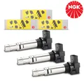 3X NGK U5002 ZÜNDSPULE ZÜNDMODUL VW POLO GOLF FÜR AUDI A1 A3 SKODA IBIZA SEAT