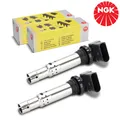 2x NGK U5002 ZÜNDSPULE ZÜNDMODUL FÜR AUDI A1 A3 VW POLO GOLF SKODA 036905100A