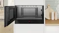 Bosch Einbau-Mikrowelle BFL7221B1 Schwarz 900W 21l Edelstahl Inverter