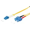 Duplex Patchkabel LC/SC 9/125μ, OS1/OS2 gelb 3m