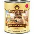 Wolfsblut Hunde-Nassfutter Wild Duck und Turkey Adult Ente und Truthahn mit Kart