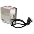 BBQ-Toro Grillspieß Edelstahl Grillmotor für Grillspieß, 220 - 240V, Belastbar bis 4kg silberfarben