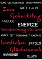 Geburtstag - A4 - Glückwunschkarte im Format 21 x 29,7 cm mit Briefumschlag