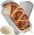 Brotbackform Silikon 23 cm – Rechteckige Kastenform, auch als Kuchenform 1400ml 