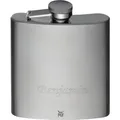WMF Flachmann Set 6tlg mit Schnapsgläser Trichter Manhattan Edelstahl mattiert (200 ml) (06 0352 9990)