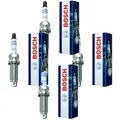 4x Zündkerze BOSCH 0 242 135 517 für Dacia Renault Peugeot Citroën Logan Thalia II
