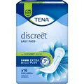 TENA discreet Lady Pads Extra Plus bei Inkontinenz Binden 16 St