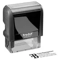 trodat Textstempel, individualisierbar printy 4912 selbstfärbend schwarz mit Logo, 1 St. - Nachträglich per Gutschein personalisieren