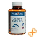 NORSAN Omega-3 Kapseln 120 Kapseln Nahrungsergänzung für Herzgesundheit