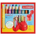 STABILO Premium-Tischset STABILO woody 3 in 1 - 15er Pack
