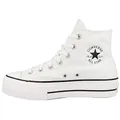 Converse Damen Sneaker high Chuck Taylor All Star Canvas Platform High Weiss 38