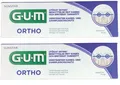 2x GUM ORTHO Zahngel 75 ml Karies Schutz Zahnschmelz  Zahnpasta Zahnspange