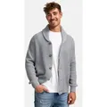 Indicode Strickjacke Herren INBrandox Herrenstrickjacke grau M (48)