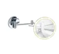 WENKO Wand LED Kosmetik Spiegel AURA Beleuchtung Bad WC ohne bohren Make UP