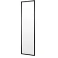 Spiegel   ¦ schwarz ¦ Glas,Aluminium,Kunststoff ¦ Maße (cm): B: 34 H: 125 T: 1.5