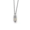 DUR Halskette Ananas aus 925 Sterling Silber mit Strandsand veredelt, 42 mm, K2686