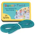 Gummitwist + Buch mit 25 Spiele  Indoor & Outdoor Spielzeug für Kinder ab 6, ...