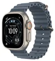 Apple Watch Ultra 3 GPS + Cellular 49mm Natural Titanium Case with Anchor Blue Ocean Band