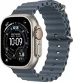 Apple Watch Ultra 3 GPS + Cellular 49mm Natural Titanium mit Ocean-Armband maritimblau