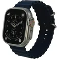  neuwertig - Apple Watch Ultra 3 - 49 mm - Titan Schwarz - Oceanband - Flourelastomer - Marit...