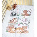 Dimensions Kreativset Dimensions Kreuzstich Set "Steppdecke Tierbabys", (embroidery kit by Marussia)