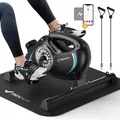 MERACH Pedaltrainer,Beintrainer für Zuhause,Mini Heimtrainer Senioren mit 2