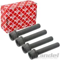 4x FEBI SCHRAUBE BREMSSATTEL BREMSSATTELTRÄGER M12x1,5mm passend für VW AUDI