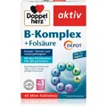 Doppelherz B-komplex + Folsäure Tabletten für eine normale Funktion des Nervensystems und eine schöne Haut 150 TABL