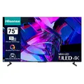 Hisense 75U7KQ 189cm (75 Zoll) Fernseher, 4K Mini LED ULED HDR Smart TV, Quantum Dot, 120Hz, HDMI 2.1, Game Mode Pro, Dolby Vision IQ & Atmos, Bluetooth, Alexa Built-in, Anthrazit [2023]