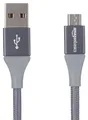 Amazon Basics USB 2.0 Kabel USB-A auf Micro USB 3m Nylon Dunkelgrau Tablet