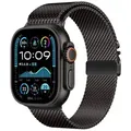 Apple Watch Ultra 2 49mm LTE Titangehäuse schwarz mit Titanium Milanese Loop (L) - Schwarz - Neu mit 19% MwSt / OVP