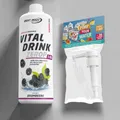 Best Body Nutrition Low Carb Vital Drink Mineraldrink Brombeere + Dosierpumpe
