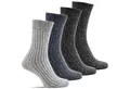 Frostfighter Thermosocken Herren Norweger Wintersocken (4-Paar, 3 verschiedene Farben) Thermosocken
