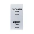 💚💚💚 Hörmann Aufkleber Paket Drücken und Ziehen Push Pull Sticker Schild