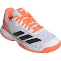 Adidas Halbschuhe für Kinder Modell JR4450 in Orange, Schwarz und Weiß - Schwarz/Orange - 38 2/3