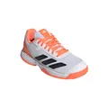 adidas Tennisschuhe Courtflash Allcourt 2025 weiss/orange Kinder, Größe Euro (US): 38 2/3 (6)