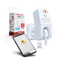[Neu] Protector SAM-1010 Stromausfallmelder, 3500 Watt mit WiFi und App, Notstrom-gepuffert, 12 Stunden Alarm, Stromwächter für Stromausfall, Ideal für Gefrierschrank und Aquarium. Kühlschrankalarm