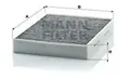 Innenraumfilter Aktivkohlefilter CUK 2847 MANN-FILTER