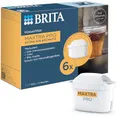 BRITA Wasserfilter Kartusche MAXTRA PRO Extra Kalkschutz (6er-Pack) Halbjahrespack, Original Ersatz-Wasserfilter für alle Kannen, filtert Kalk, ultimativer Geräteschutz: Heißgetränke-Spezialist
