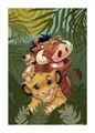 Bild KOMAR "Lion King Carefree Trio", bunt (farbe bild(er): bunt), B:50cm H:70cm