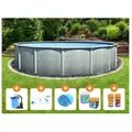 Steinbach Aktionsangebot Stahlwand Swimming Pool Set "Grande rund",,Ø 549 x 135 cm