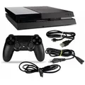 PS4 Fat Konsole 500GB 1TB Weiss Schwarz Rot Modell Controller Farbe wählbar 1TB Schwarz #33 (Modell CUH-1116B) Stromkabel + HDMI Kabel + original Controller SCHWARZ
