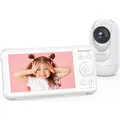 Momcozy Video Babyphone (Babyphone mit Kamera, 300 m) (BM007-WH12BA-A)