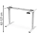 Digitus Schreibtischgestell DA-90433, weiß, 4 Memoryspeicher, elektrisch höhenverstellbar, (BxH) 110-170 x 62-127cm