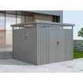 Starline Metall Gerätehaus Modell Style 7,56 m² Aluminium Grau