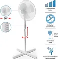 ito ELECTRONICS WLSF-4043: 40cm Standventilator mit Oszillation