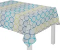 Wirth Tischdecke "ZIRBELLO" Gr. 1, blau (blau, grün), B/L: 85cm x 85cm, 1 Stk., eckig
